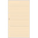 Filofax linkované listy lososové - A5