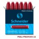 Inkoustové bombičky Schneider červené