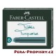 Inkoustové bombičky Faber-Castell tyrkysové